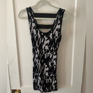 Greylin - Black & White Geometric Night Out Dress